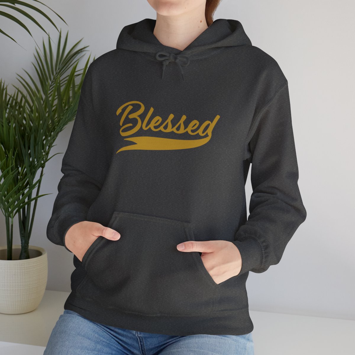 Blessed V2 Hoodie - Gold Letters - Image 26