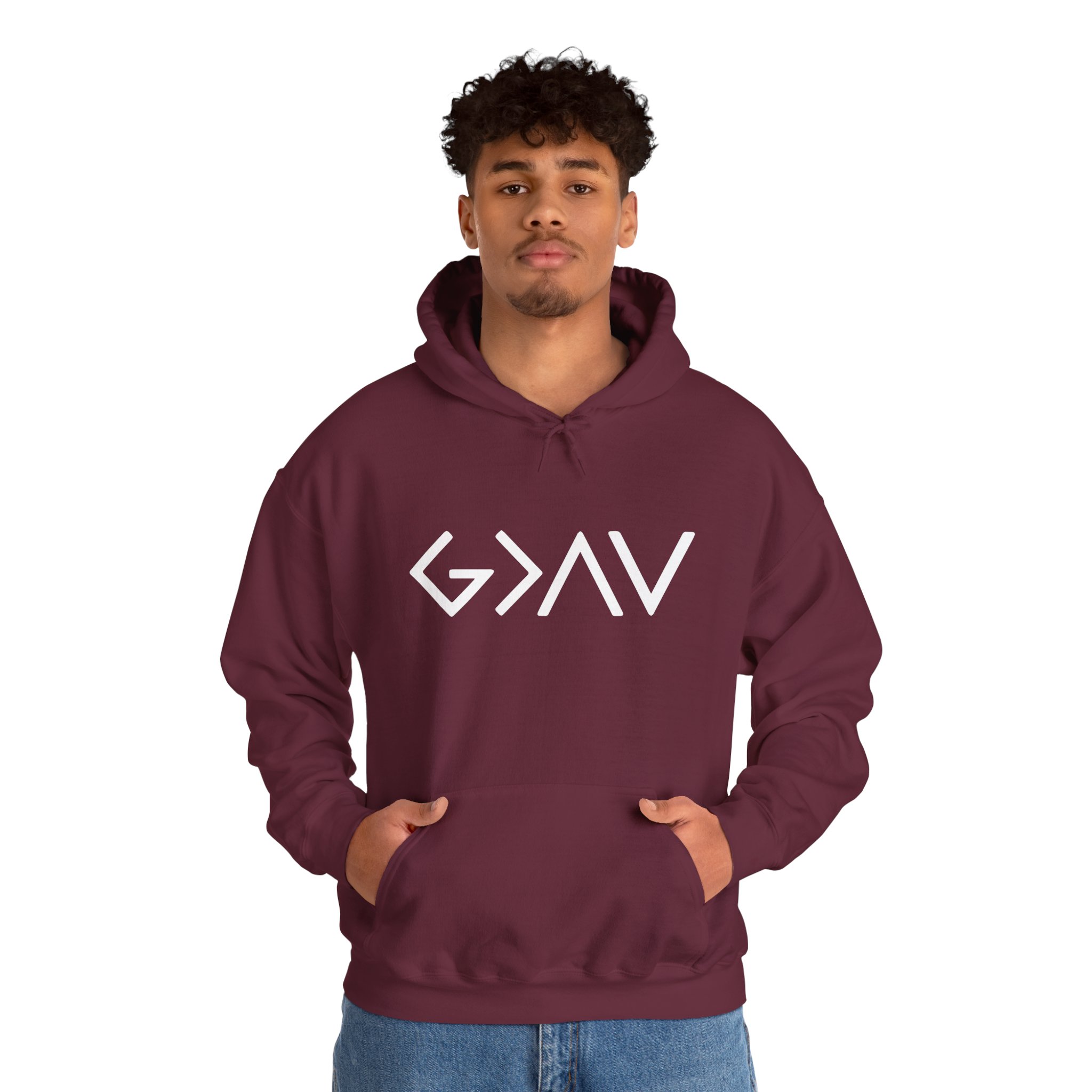 Religious Hoodie God is Greater than the highs and the lows - Image 24