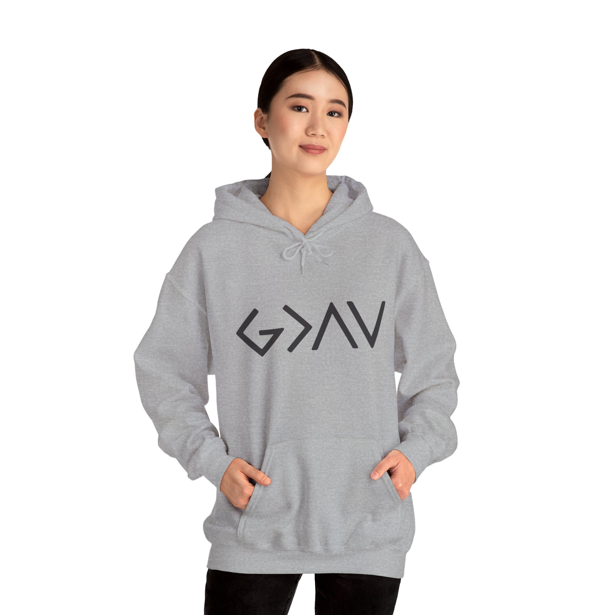 Religious Hoodie God is Greater than the highs and the lows - Image 17