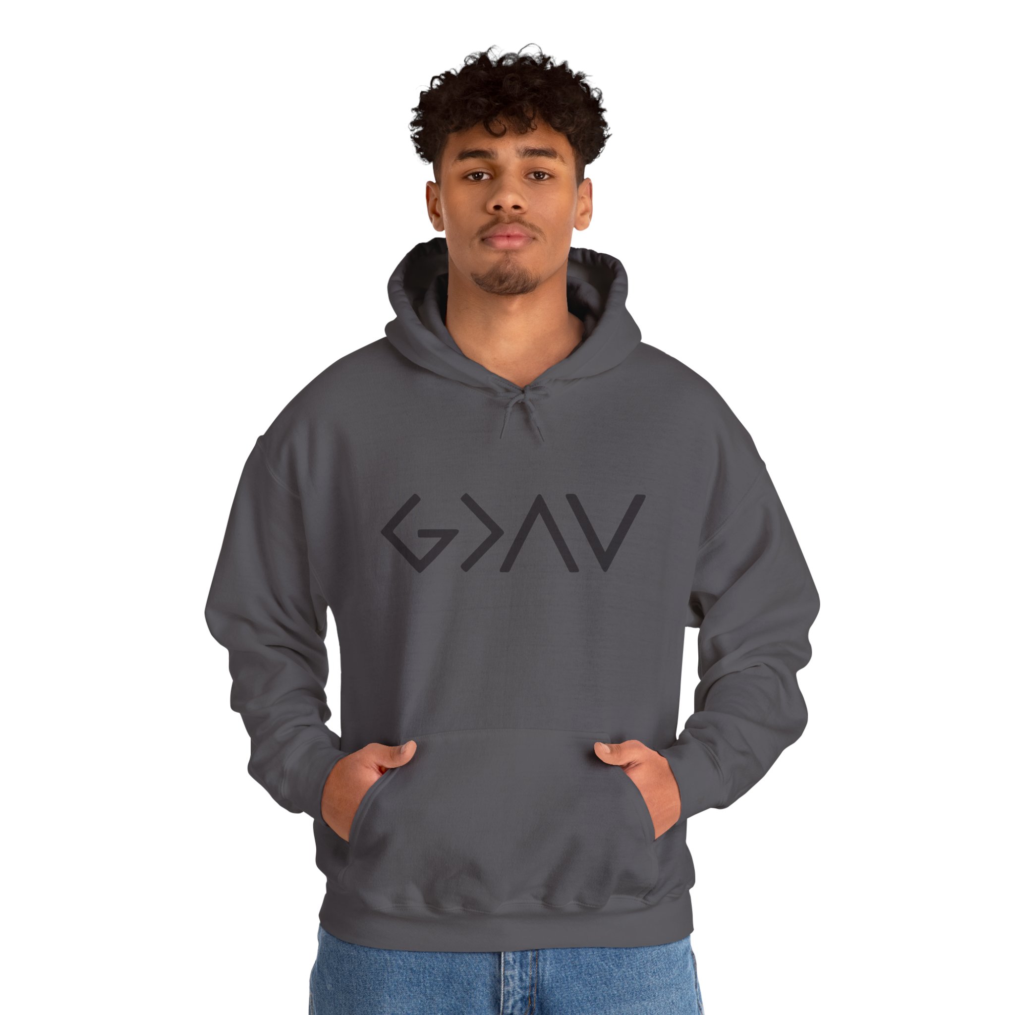 Religious Hoodie God is Greater than the highs and the lows - Image 36