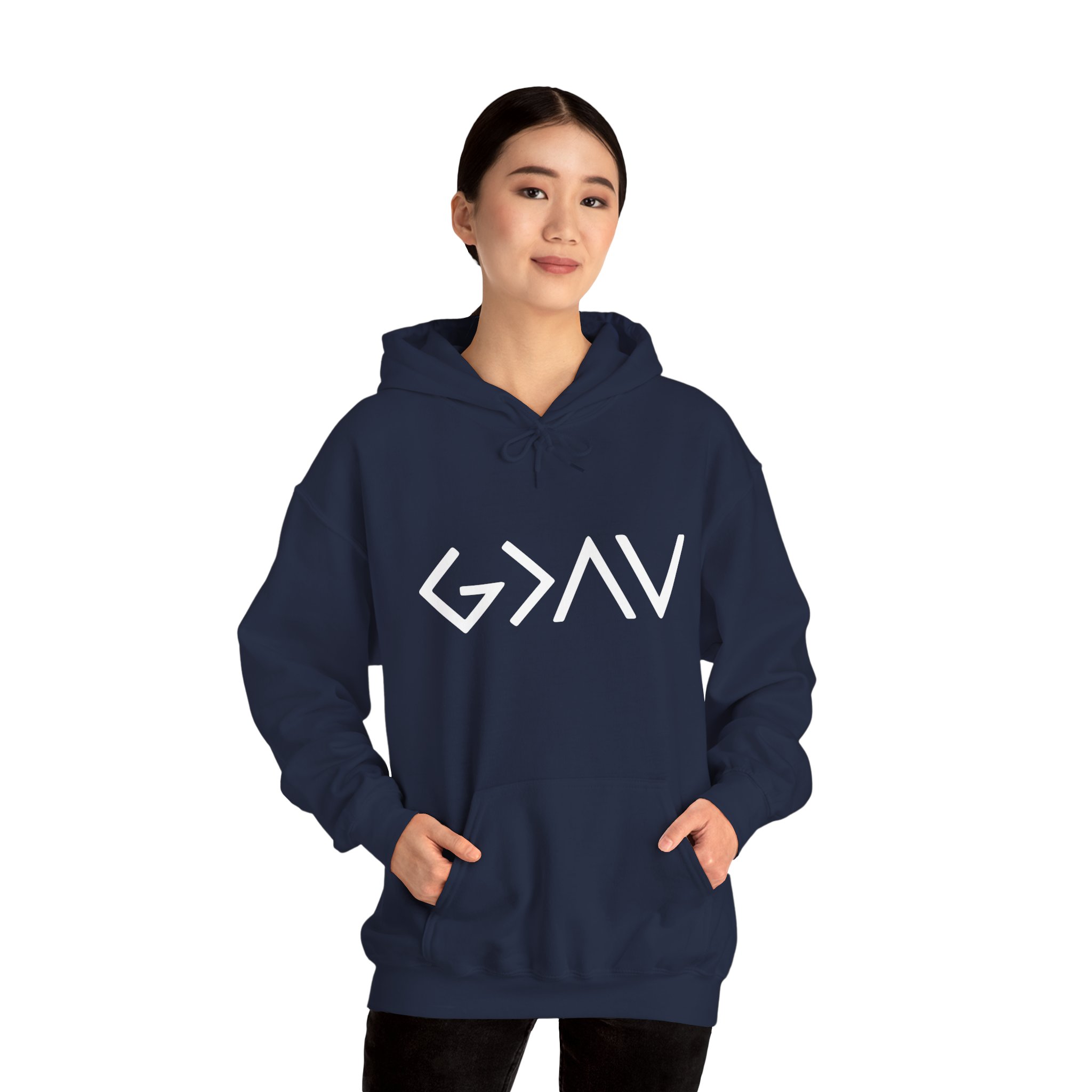 Religious Hoodie God is Greater than the highs and the lows - Image 41