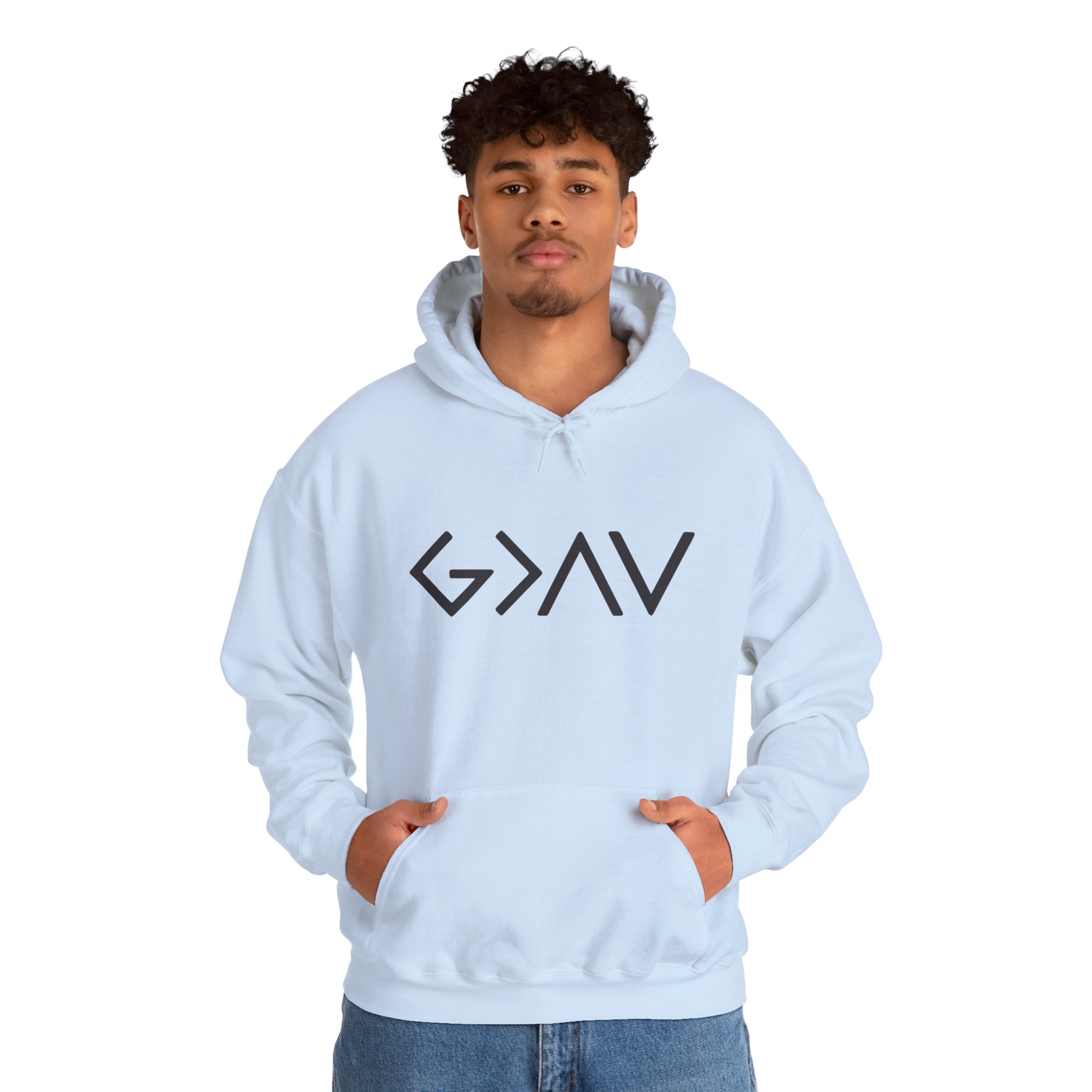 Religious Hoodie God is Greater than the highs and the lows - Image 30