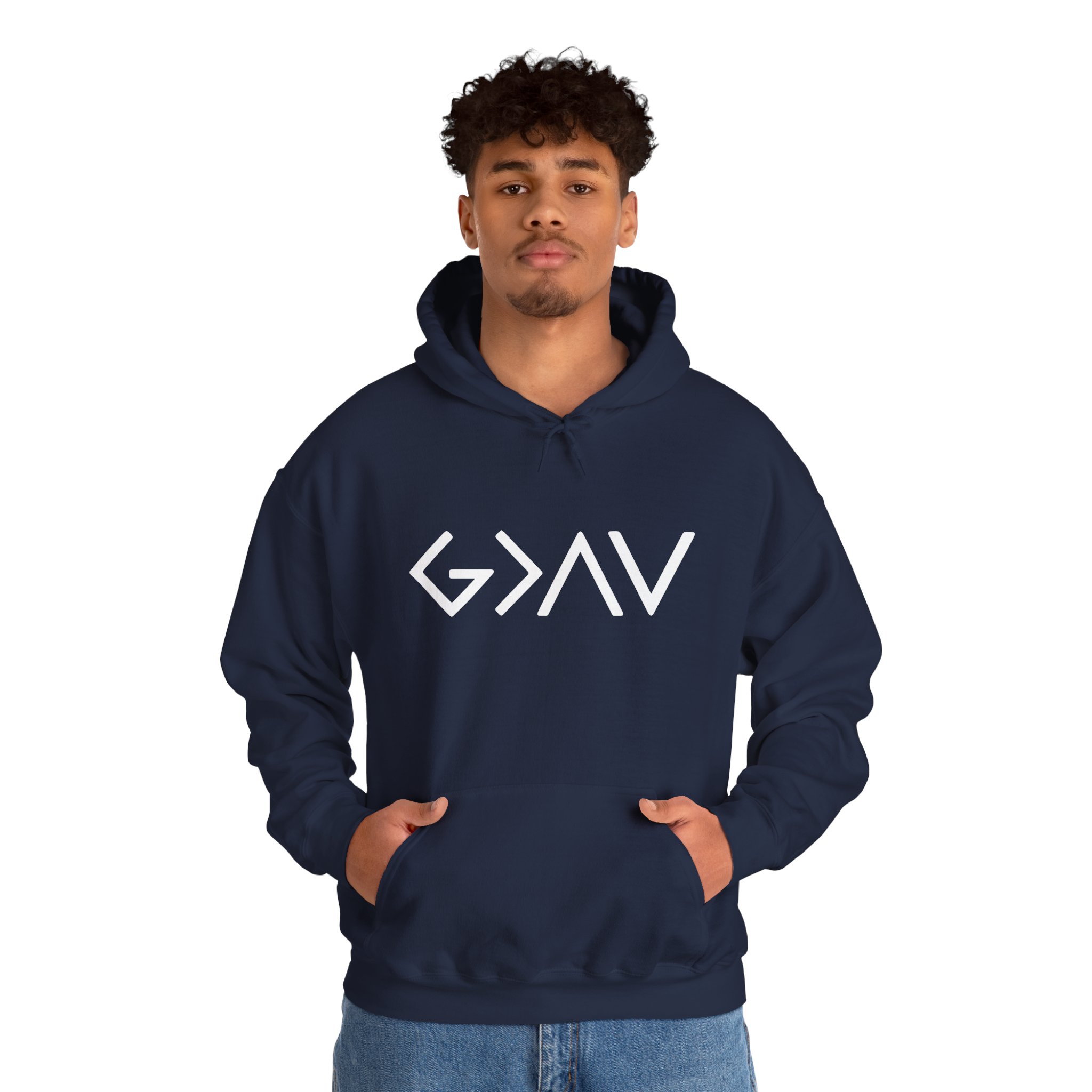 Religious Hoodie God is Greater than the highs and the lows - Image 42