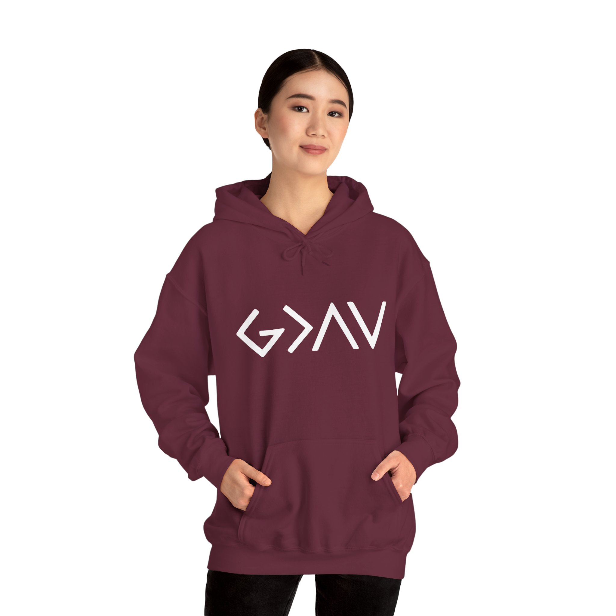 Religious Hoodie God is Greater than the highs and the lows - Image 23