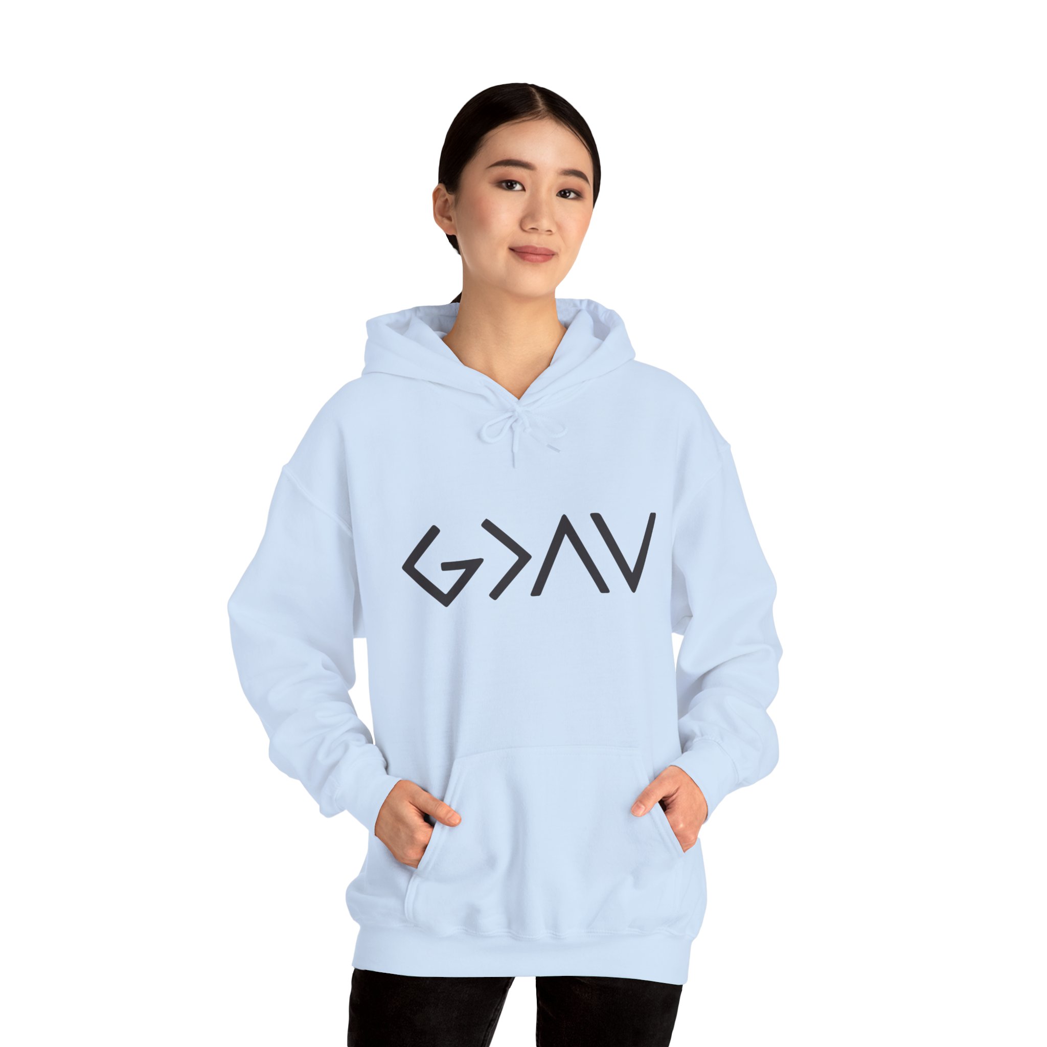Religious Hoodie God is Greater than the highs and the lows - Image 29