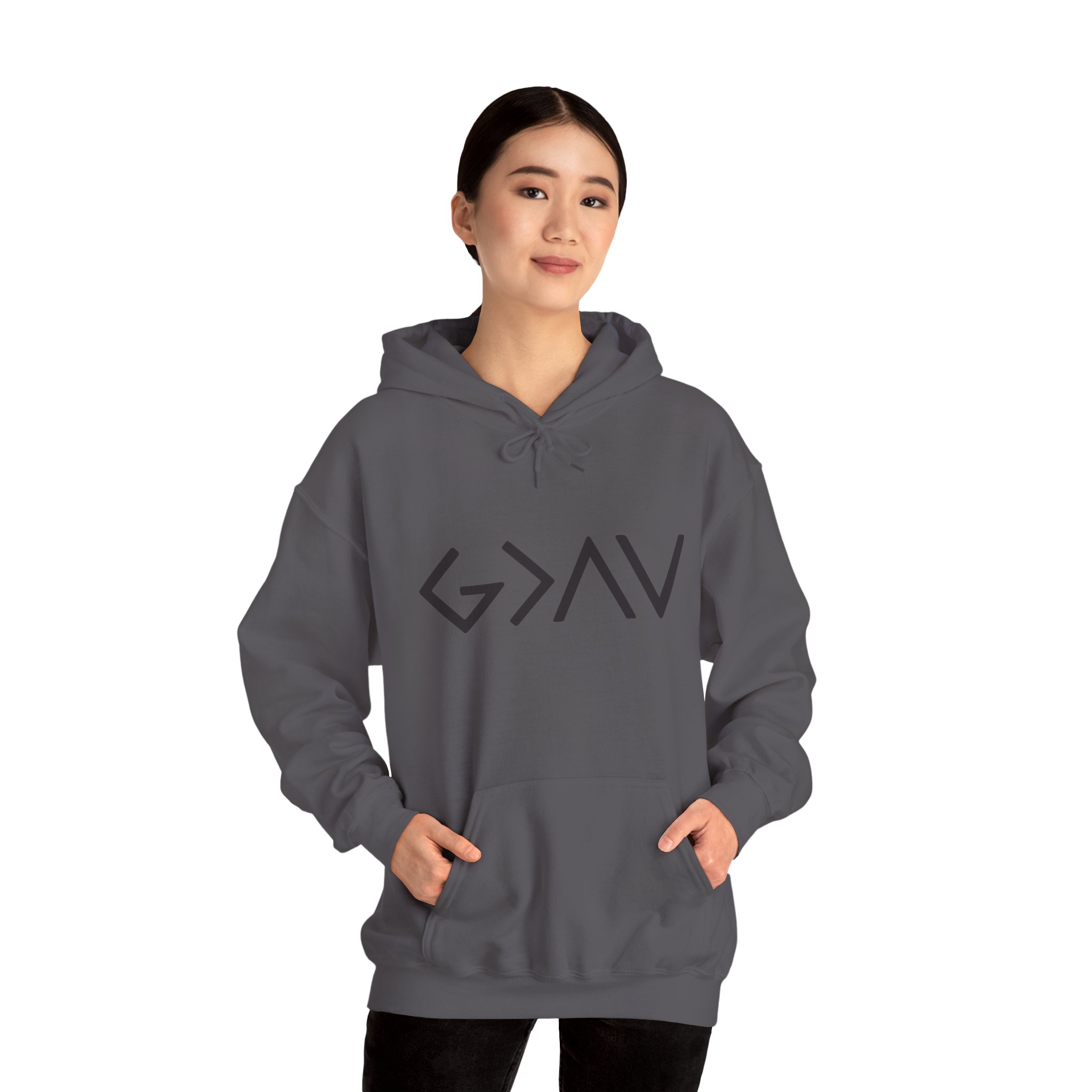 Religious Hoodie God is Greater than the highs and the lows - Image 35